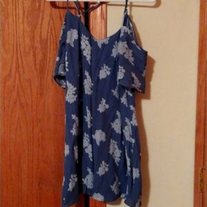 Lulu's Strappy cold shoulder dress